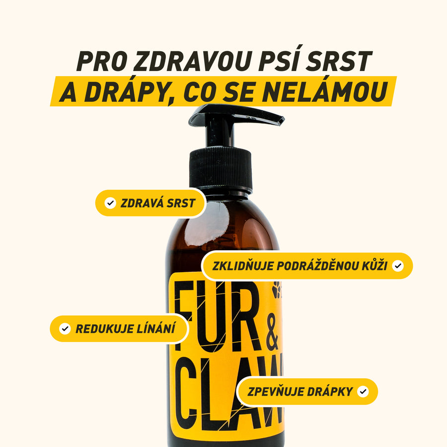 Fell & Krallen | Öl für gesundes Hundefell | 250 ml