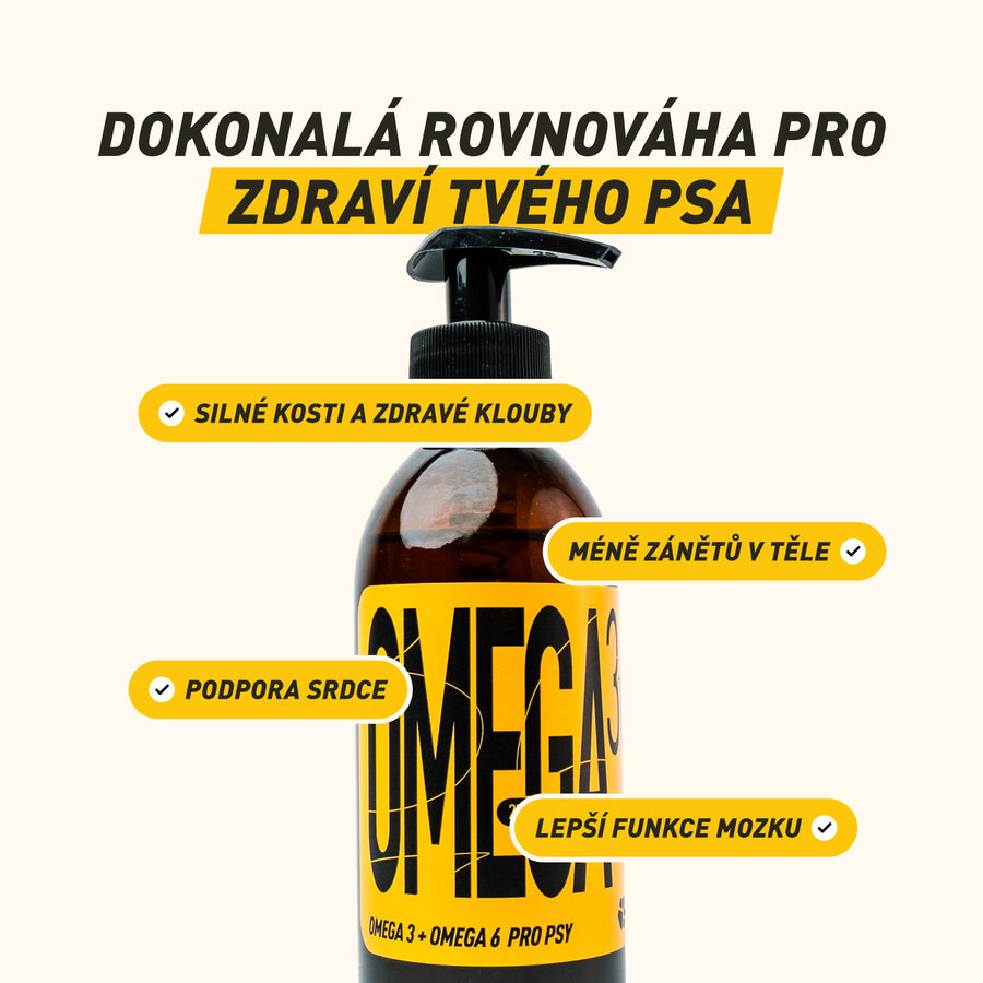 Omega 3+6 | Öl für Hunde | 250 ml