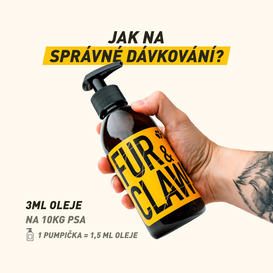 Fell &amp; Krallen | Öl für gesundes Hundefell | 250 ml