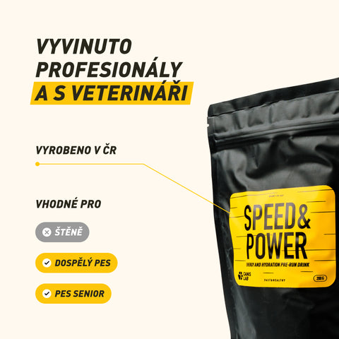 Speed & Power | Energie-Rehydrierungsgetränk für Hunde