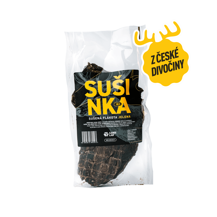 Poctivá Sušinka | 100% sušené maso z české přírody