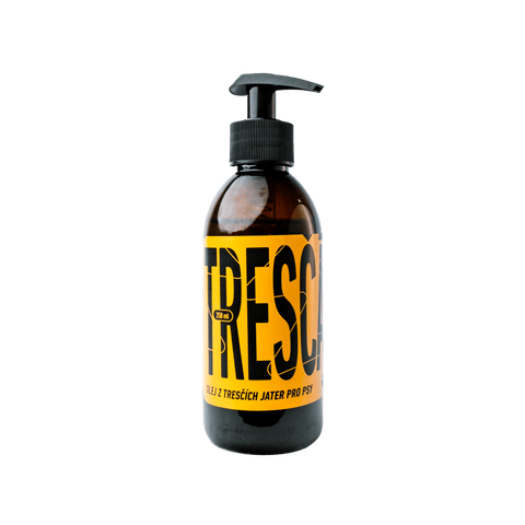 Tresčák | 100% olej z tresčích jater pro správný růst štěňat, ostrý zrak a zdravé klouby